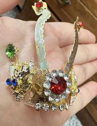 【靜福緣】 精品柳絲『雙色水鑽相帽』小頭圍3~5寸圍神尊戴文財神福德正神土地公城隍爺神明帽神帽神冠 歷史價格詳細信息