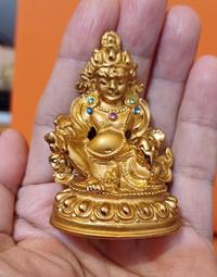 藏傳黃財神手打銅餅吊墜 純銅浮雕黃財神項鏈吊墜，紫銅材質更有51 歷史價格詳細信息