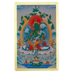 摩利支天母(摩利支天菩薩)-銅箔隨身唐卡/護身卡(PB-C050) 歷史價格詳細信息