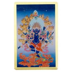 藥師佛(藥師如來)-銅箔隨身唐卡/護身卡(PB-C053) 歷史價格詳細信息