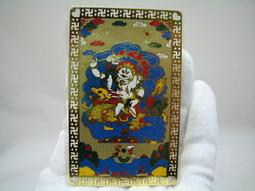 白財神-銅箔隨身唐卡/護身卡(PB-C031) 歷史價格詳細信息