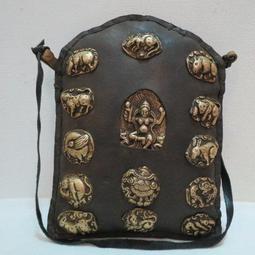 [ 廣緣-唐卡 ] (10) 織錦唐卡  財寶天王掛軸  **可議價** 歷史價格詳細信息