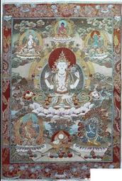 【幸運星】觀世音菩薩 西藏 唐卡 佛像 尼泊爾 畫像 織錦畫 絲綢繡 刺繡 鎮宅 開運 唐卡 A107 歷史價格詳細信息