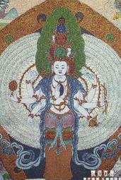 【幸運星】千手觀音 西藏 唐卡 佛像 尼泊爾 畫像 織錦畫 絲綢繡 刺繡 鎮宅 開運 唐卡 A121 歷史價格詳細信息