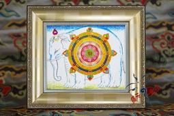 金法 彩繪熾燃 黑吽密咒師 法相咒牌 歷史價格詳細信息