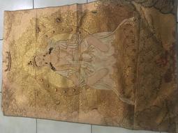 6027西藏傳老唐卡針織繡佛像非新品密宗彌勒佛強巴佛未來佛 歷史價格詳細信息