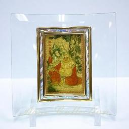 【文殊菩薩+心經】銅質 雙面 佛卡 唐卡 佛教 [31068] 歷史價格詳細信息