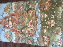 9525西藏傳老唐卡針織繡佛像非新品藏傳騎龍白財神白寶藏王五大財神之白財神 歷史價格詳細信息