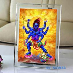 佛畫佛像唐卡 五姓財神——黑財神金屬佛卡 開光 平安卡片 佛教金卡 滿58元包郵 歷史價格詳細信息