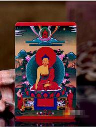 【釋迦牟尼佛】PVC 透明 佛卡 唐卡 佛教 [21021] 歷史價格詳細信息