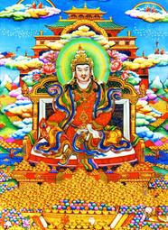 蓮花生蓮師唐卡畫像客廳玄關鎮宅 西藏式密宗佛像掛畫 大號120cm【幸福優品】 歷史價格詳細信息