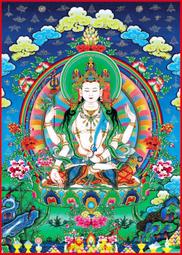 佛畫佛像唐卡 結緣殊勝佛陀畫像密宗不空絹索觀音佛像見解脫西藏手繪唐卡掛畫圖 歷史價格詳細信息