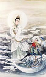 觀世音菩薩畫像 黃金畫 純金畫 佛畫 可吊掛 歷史價格詳細信息