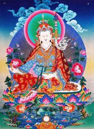 結緣蓮花生大士畫像客廳畫佛像畫相紙塑封水晶擺臺蓮師畫像 唐卡 佛畫 歷史價格詳細信息