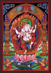 佛畫佛像唐卡 象鼻財神畫像 象鼻天圖 相紙塑封 佛像畫 印度神像 相框擺臺 歷史價格詳細信息