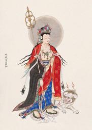 佛教地藏菩薩畫像 地藏王佛像畫 相紙打印雙面塑封圖片相框擺臺 唐卡 佛畫 歷史價格詳細信息