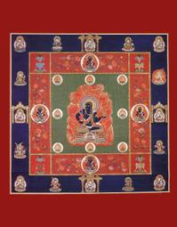 結緣佛千手千眼觀音沙壇城唐卡圖片佛像菩薩畫 相紙雙面塑封 唐卡 佛畫 歷史價格詳細信息