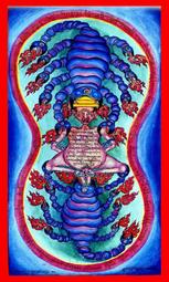 忿怒蓮師鐵蝎咒輪威猛熾燃火焰九頭鐵蝎子降魔除障金剛盔鎧法塑封 唐卡 佛畫 歷史價格詳細信息