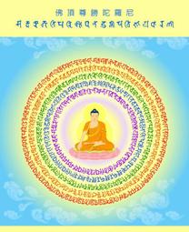 佛畫佛像唐卡 釋迦牟尼佛咒輪圖片 相紙打印雙面塑封 梵文密宗 結緣 包郵 歷史價格詳細信息
