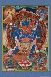 佛畫佛像唐卡 開光密集金剛畫像密聚金剛佛像畫西藏密宗唐卡黃教格魯派本尊 歷史價格詳細信息