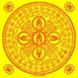 佛畫佛像唐卡 結緣加持力極大的城市解脫輪咒輪貼畫掛圖像相紙雙面塑封密宗開光 歷史價格詳細信息