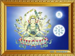準提咒輪圖片 佛畫像 相紙打印 雙面塑封 佛像畫 準提菩薩 唐卡 佛畫 歷史價格詳細信息