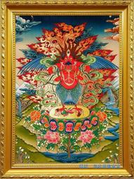佛畫佛像唐卡 大鵬金翅鳥圖片3 相紙塑封 畫像 佛像畫密宗護法唐卡相框擺臺 歷史價格詳細信息