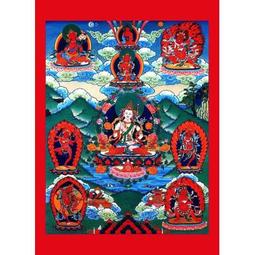 佛畫佛像唐卡 觀音九本尊菩薩畫像 懷業九本尊佛像畫 相紙塑封 唐卡結緣 歷史價格詳細信息