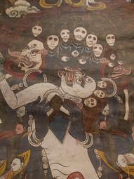 普巴金剛伏魔除障咒輪圖片 相紙塑封 梵文經文密宗相框擺臺 唐卡 佛畫 歷史價格詳細信息