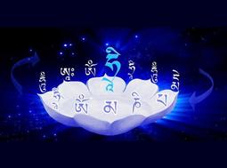 佛畫佛像唐卡 結緣四臂觀音根本咒心咒咒輪種子字舍字觀想圖 相紙雙面塑封 價格比較,價格查詢,歷史價格詳細信息