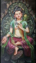 佛像掛畫-油畫布無框畫藥師佛阿彌陀佛地藏王觀音普賢文殊菩薩畫像佛像掛畫 歷史價格詳細信息