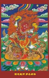 佛畫佛像唐卡 忿怒蓮師金剛鎧甲圖片 相紙打印雙面塑封 蓮花生大師畫像相框擺臺 歷史價格詳細信息