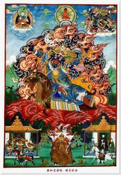 佛畫佛像唐卡 黑大威德金剛畫像 怖畏金剛護法 相紙塑封  藏傳密宗唐卡圖片 歷史價格詳細信息