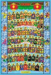 佛畫佛像唐卡 全神圖畫像 相紙塑封  道教神像 雙面打印 七十二全神 結緣 價格比較,價格查詢,歷史價格詳細信息