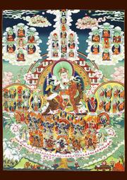 佛畫佛像唐卡 寧瑪派八大法行海會畫像 相紙塑封 水晶擺臺護法像 密宗唐卡 歷史價格詳細信息