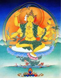 佛畫佛像唐卡 結緣佛母寺楞嚴咒彩字版歸類背誦卡-佛像畫相紙塑封擺臺版畫 歷史價格詳細信息