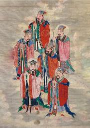 佛畫佛像唐卡 北斗七星道教神像 畫像相紙塑封 水晶擺臺 神仙圖供養結緣 歷史價格詳細信息