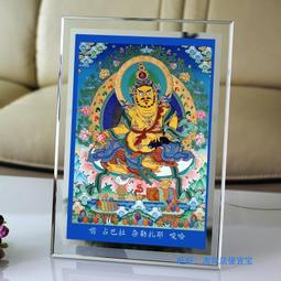 佛畫佛像唐卡 開光密宗五色財神手繪手工畫像黃財神唐卡小佛像黃財神掛畫圖擺臺 歷史價格詳細信息