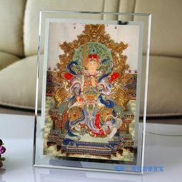 佛畫佛像唐卡 佛教高清日輪觀想圖日輪光明相黃白色日輪觀相紙雙面塑封相框擺臺 歷史價格詳細信息