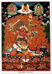 藏傳佛教護法神像大威德能怖金剛不共護法閻魔法王實心黃銅小佛像 歷史價格詳細信息