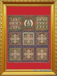 佛畫佛像唐卡 胎藏界普賢菩薩畫像 相紙打印雙面塑封 佛像畫相框水晶擺臺 歷史價格詳細信息