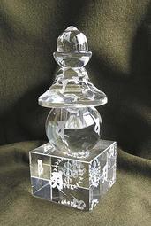 金法  如法裝臟 五色雙層水晶一切心如來舍利寶塔 歷史價格詳細信息