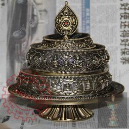 曼扎盤慧寶純銅精工藏式37堆八吉祥曼達修盤佛具用品密宗供曼茶羅 歷史價格詳細信息