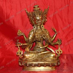 [RELI-W00311] 佛像 佛 黃銅佛像 一尺 綠度母佛像 歷史價格詳細信息