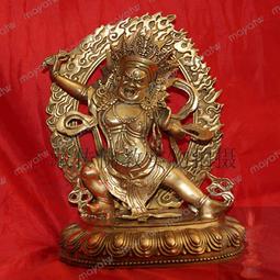 [RELI-W00370] 藏傳佛教 尼泊爾 半鎏金 藥師佛佛像 一尺 歷史價格詳細信息