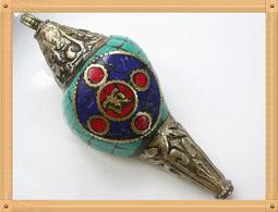 藏銀大花托羊眼釘文玩手串配飾隔片珠子diy串珠手鏈材料千眼菩提-滿200元發貨 歷史價格詳細信息