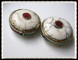 【雅之賞】*特賣* 藏式配件 尼泊爾 銅鑲嵌蜜蠟~194 歷史價格詳細信息