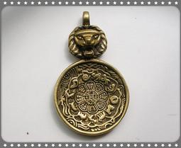 八卦鏡黃銅先天八卦太極圖凸鏡陰陽鏡八卦平面鏡掛件家用大門擺件 歷史價格詳細信息