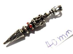 尼泊爾藏銀雕古銅鑲松綠石紅色寶石墜(R11)(起標價為一個) 歷史價格詳細信息