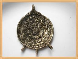 藏傳九宮八卦牌 純銅手打錘紋九宮，實心銅材質，大昭si同款九4 歷史價格詳細信息